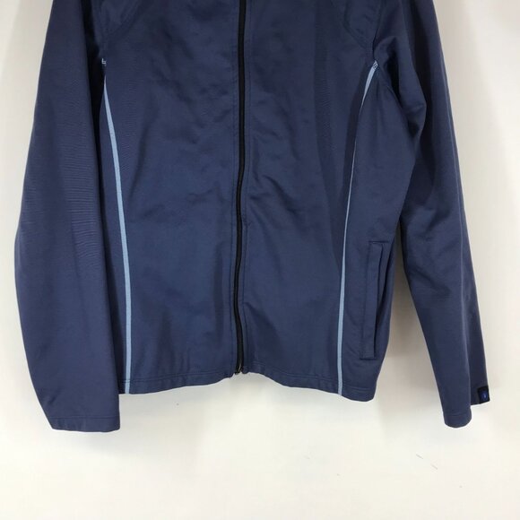 IRIDEON - GIRLS LARGE- NAVY FULL ZIP 100% POLYESTER RIDING JACKET - Picture 3 of 5